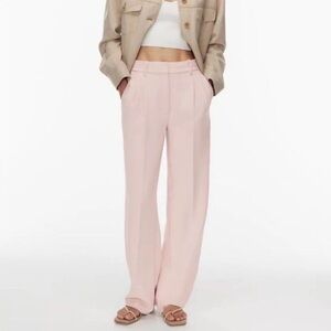 Aritzia Wilfred Effortless Pants in Poetic Pink (Size 4)